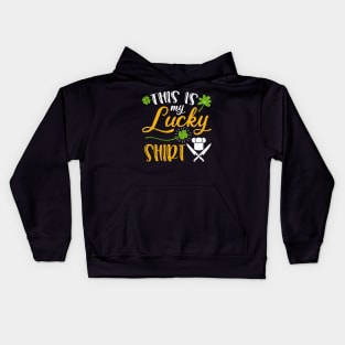 Chef This is My Lucky Shirt St Patrick's Day Kids Hoodie